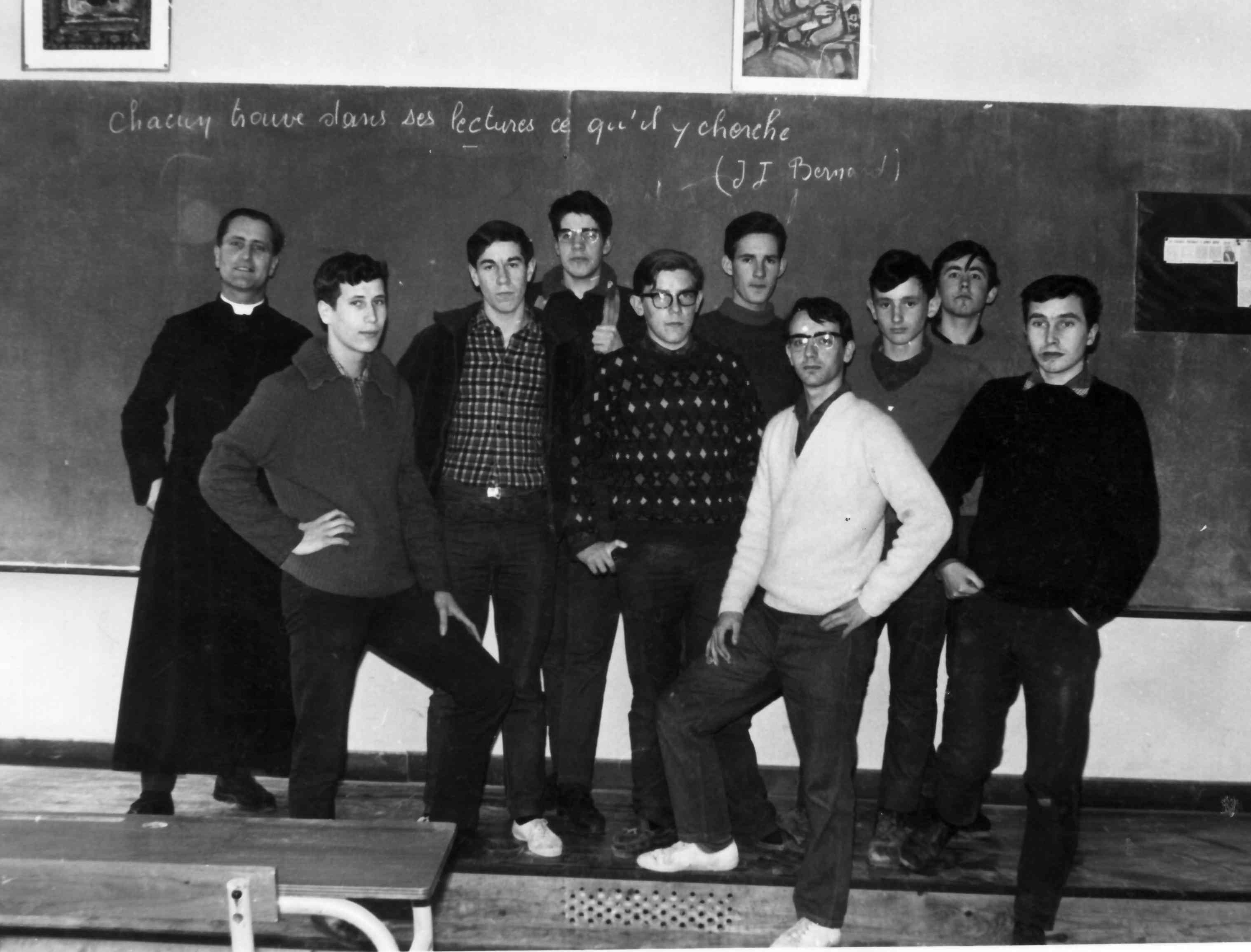 Classe de 1ère de 1966, prof principal : Ch Beyler
