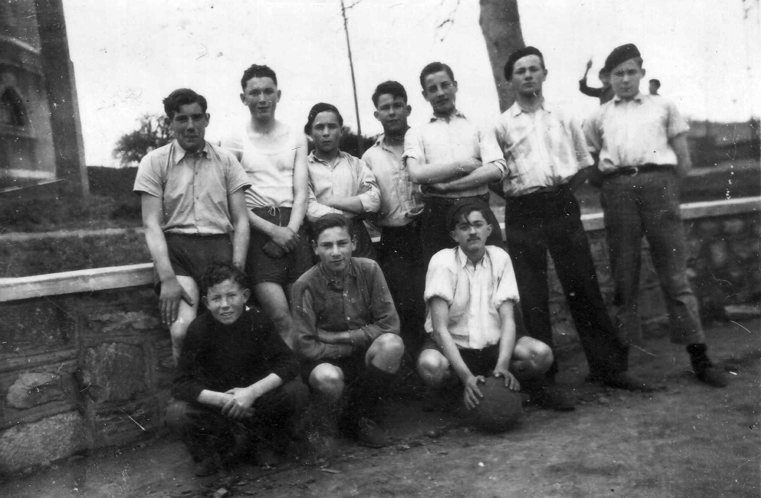 Une équipe de basket de 1947
