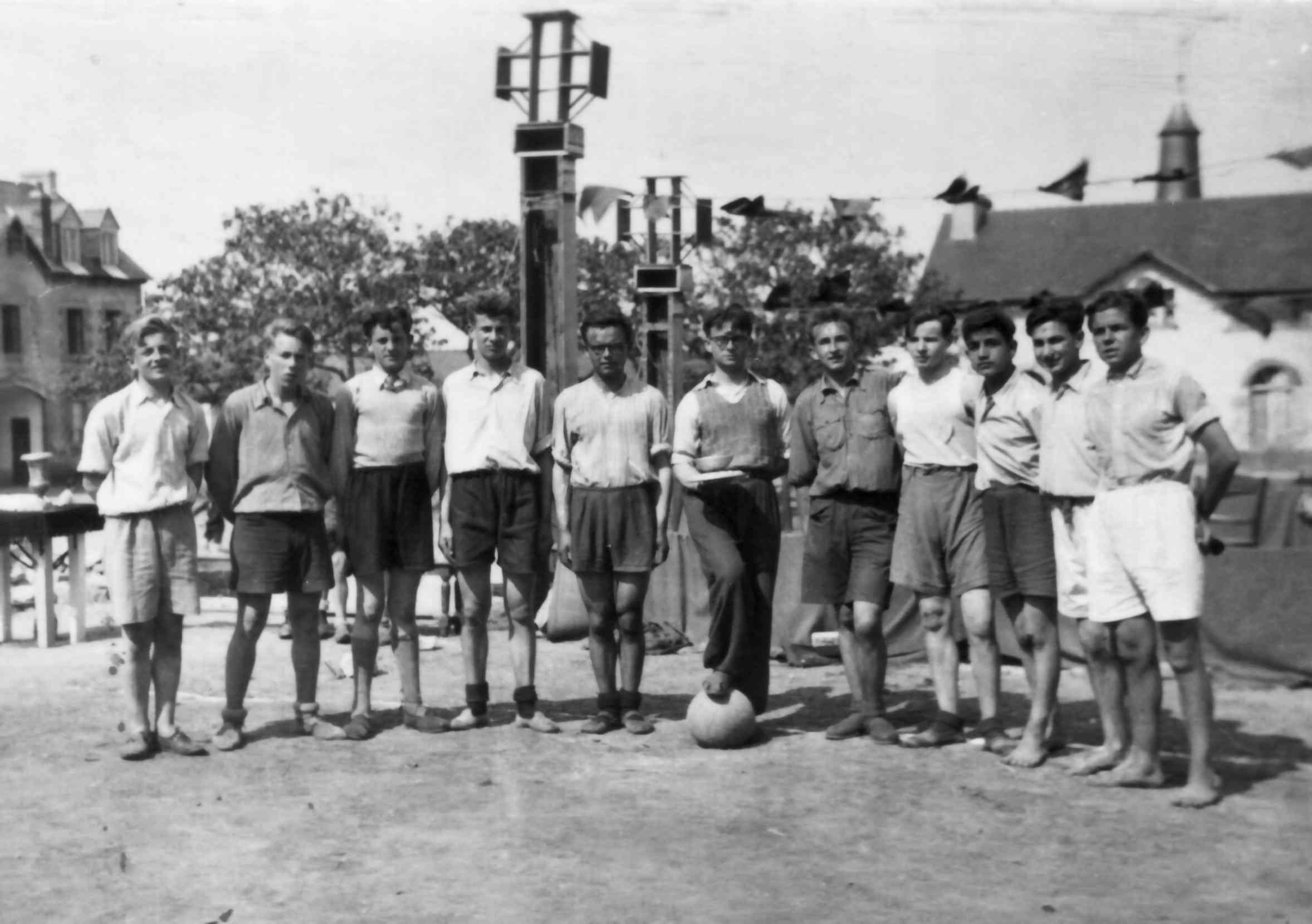 Une équipe de basket de 1946